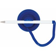 Ручка кулькова на підставці Post Pen, колір чорнил синій 0,5 мм, Economix