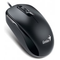 Мышь компьютерная проводная черная, Genius DX-110 USB