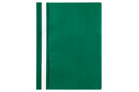 Папка-скоросшиватель А4 без перфорации, фактура глянец зеленый, Axent