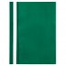 Папка-скоросшиватель А4 без перфорации, фактура глянец зеленый, Axent