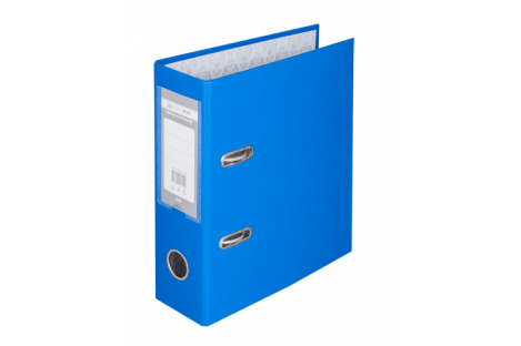 Папка-регистратор А5 70мм односторонняя синяя Lux, Buromax