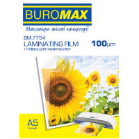 Плівка для ламінування А5 100мкм 100шт глянцева, Buromax