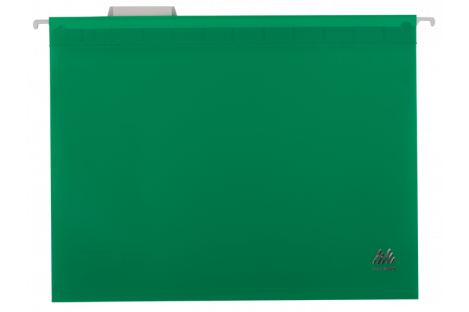 Файл подвесной А4 пластиковый зеленый, Buromax