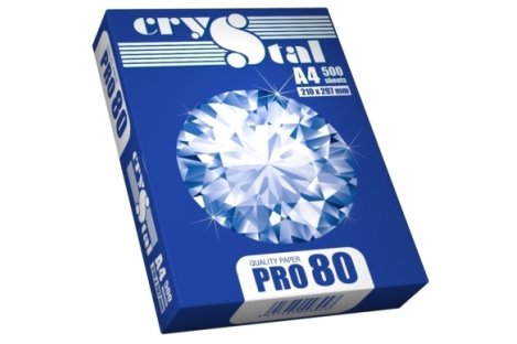 Бумага офисная A4 80г/м2 500л класс C Crystal Pro, белая