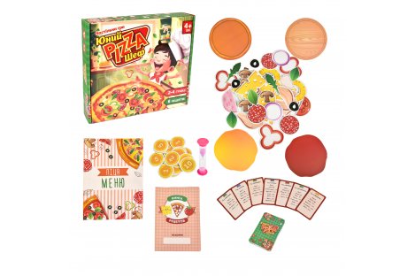 Гра настільна "Юний PIZZA Шеф", Strateg Гра настільна "Юний PIZZA Шеф", Strateg